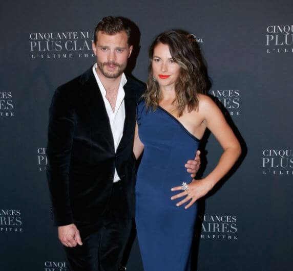 Alberta Dornan's Mom, Amelia Warner, and dad, Jamie Dornan.